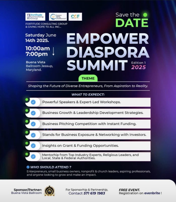 Sommet Autonomiser la Diaspora