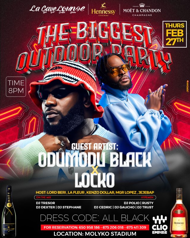 THE BIGGEST OUTOODR PARTY: ODUMODU BLACK X LOCKO