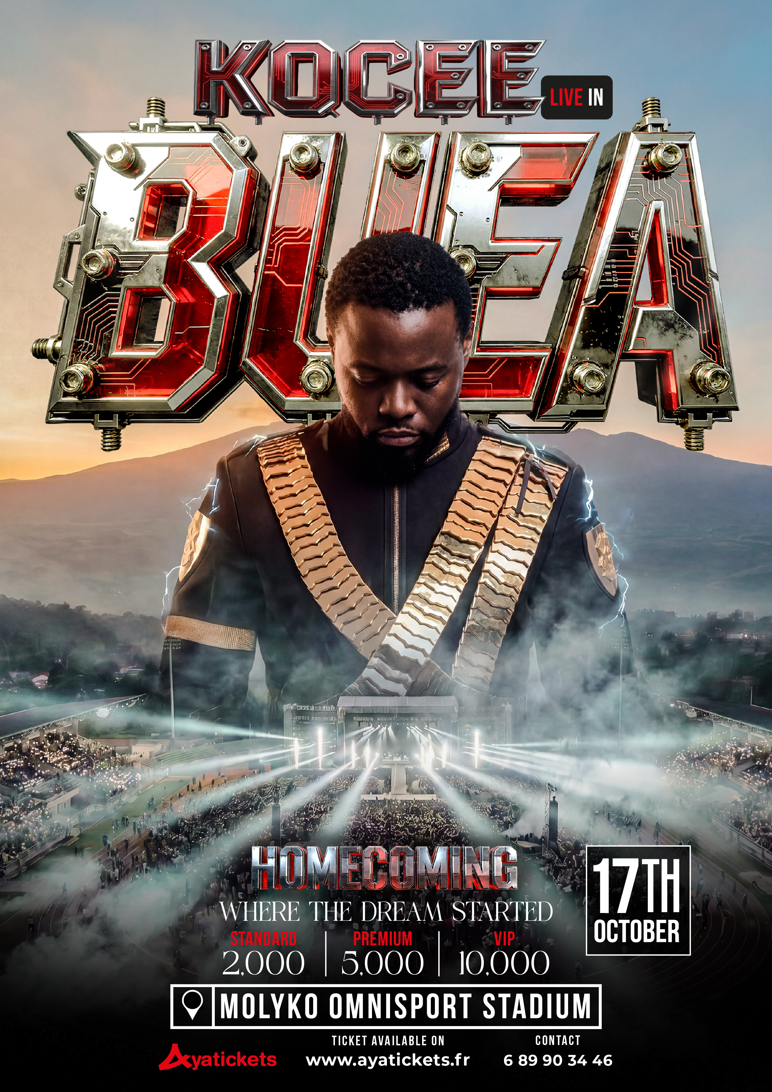 KOCEE EN CONCERT À BUEA (RETOUR CHEZ SOI)